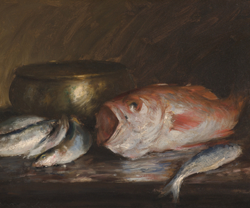 Red Snapper (oil on canvas)