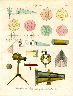 Principles and Construction of the Kaleidoscope, 1810 (print)