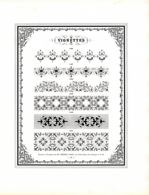 Artistic Frame Decorations and Garlands (print)