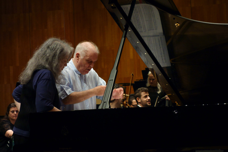 Martha Argerich and Daniel Barenboim
