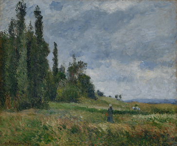 Landscape at Pontoise, Grey Weather, 1875(oil on canvas)
