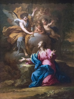 Christ in the Garden of Gethsemane, 1746 (oil on canvas)