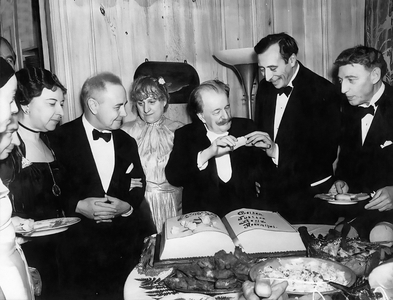 Moriz Rosenthal, Polish pianist, on his 75th birthday, 1937