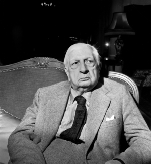 Giorgio de Chirico, nov 1974 (b/w photo)