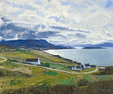 Towards Ben Mor Coigach, 2011 (oil on canvas)