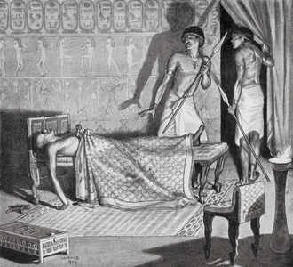 The Murder of Amenemhat II (litho)
