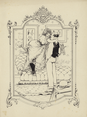 Cartoon from Memoires d'une Glace (engraving)