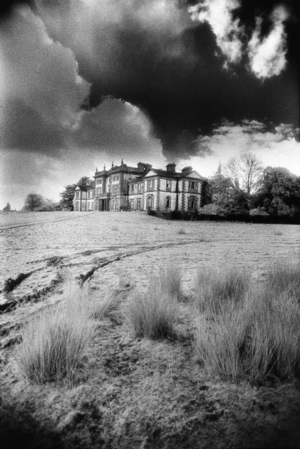 Woodlawn House, County Galway, Ireland (b/w photo)