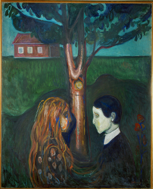 Eye in eye (oil on canvas)