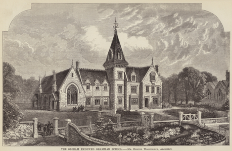 The Odiham Endowed Grammar School (engraving)