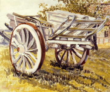 Farm Cart, Suffolk, 2012 (watercolour on paper)