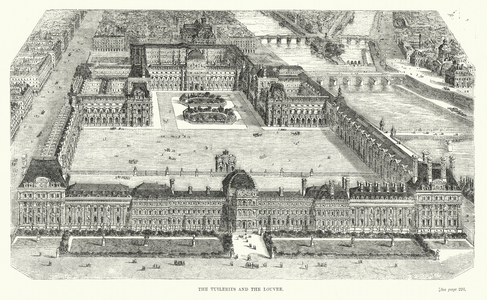 The Tuileries and the Louvre (engraving)