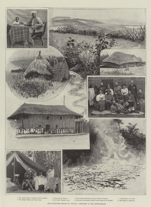 The Soudanese Revolt in Uganda, Sketches in the Protectorate (litho)
