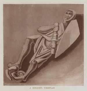 A Knight, Templar (engraving)