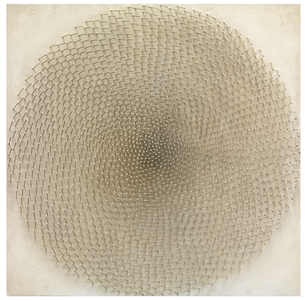 Spiral (nails on canvas)