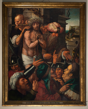 Ecce Homo. Quentin Metsijs. 16th century (oil on wood)