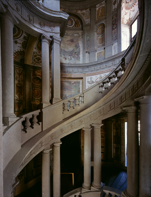 Renaissance - Architecture : Staircase - Farnese palace, Caprarola, Italy