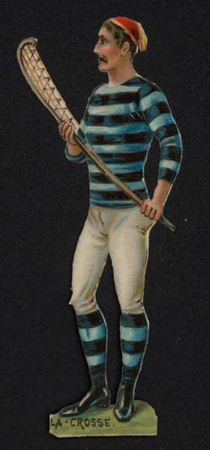 La-Crosse or lacrosse (chromolitho)