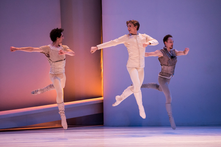 Francesco Resch as Romeo, 'Romeo and Juliet' performed by Ballets de Monte Carlo at Teatro de la Maestranza, Seville, Spain, 10 January 2023 (photo)