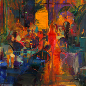 Colombe d'Or Days, 2020 (oil on canvas)