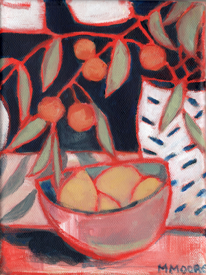 Arrangement with Citrus (oil)