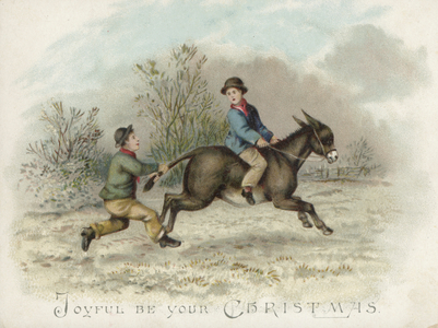 Christmas card (chromolitho)