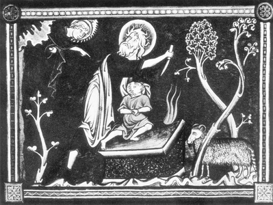 Abraham's Sacrifice (b/w photo)