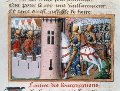 Arrival of Charles VII in the Bastille in 1418