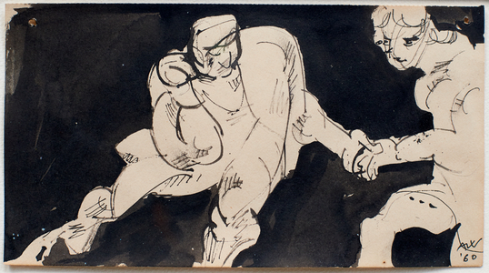 The Twist, 1960 (ink on paper)