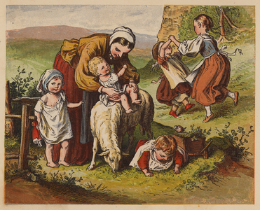 Baby's Ride (colour litho)