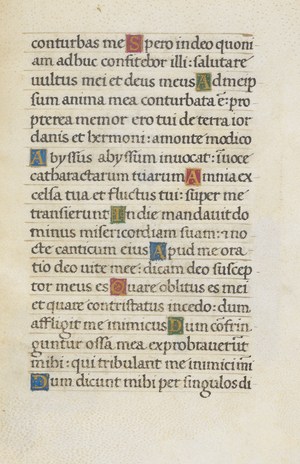 Text page; Psalm 41