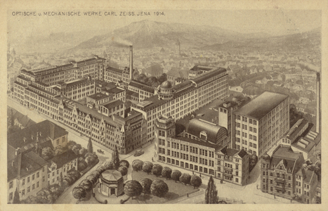 Carl Zeiss Works, Jena, Germany, 1914 (litho)