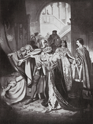 The Death of Duke Humphrey, 1447 (litho)