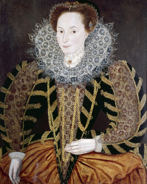 Lucy Harington, Countess of Bedford (oil on panel)