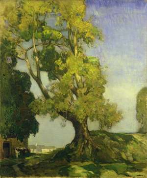 Summer Landscape (oil on canvas)