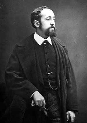 Portrait of Jules Clarétie (b/w photo)
