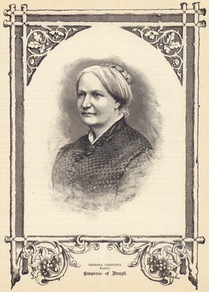 Thereza Christina Maria, Empress of Brazil (engraving)