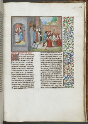 Cotton MS Augustus V Le Trésor des Histoires, or Le Trésor de Sapience (ink, coulour & gold on vellum)