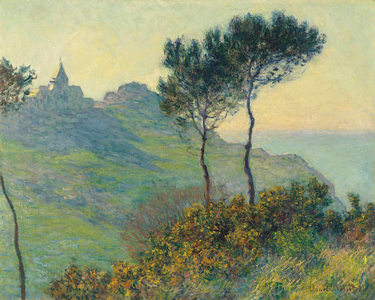 L'Église de Varengeville, soleil couchant, 1882 (oil on canvas)