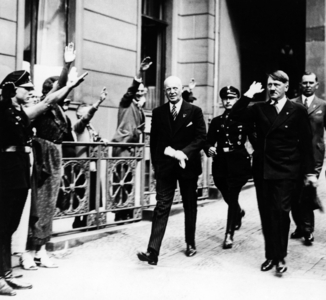 Adolf Hitler and Hans Heinrich Lammers, 1933 (b/w photo)