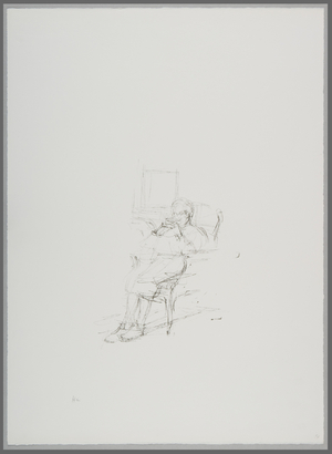 Mother of the Artist Seated II, 1965 (litho)