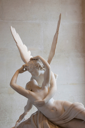 Psyche revived by Love, 1796 (marble)