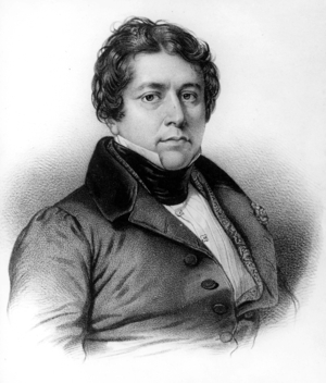 Jean Auguste Dominique Ingres (1780-1867) French painter, engraving