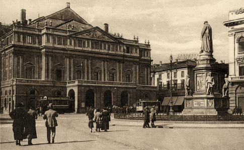 La Scala Milan view