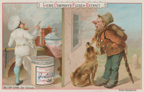 The Five Senses: Smell (chromolitho)