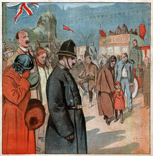 Armistice day in London, 1920 (print)