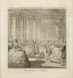 The Court at St James's, 1771 (engraving)