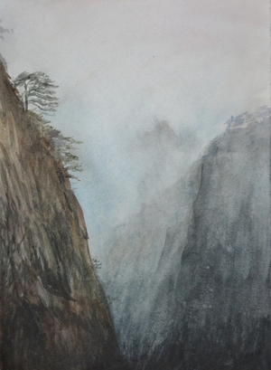 Valley of the Yellow Emperor, 2015 (w/c on paper)