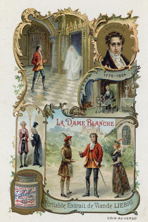 La Dame Blanche, by Francois-Adrien Boieldieu (chromolitho)