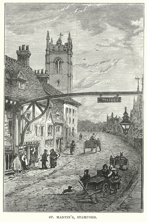 St Martin's, Stamford (engraving)